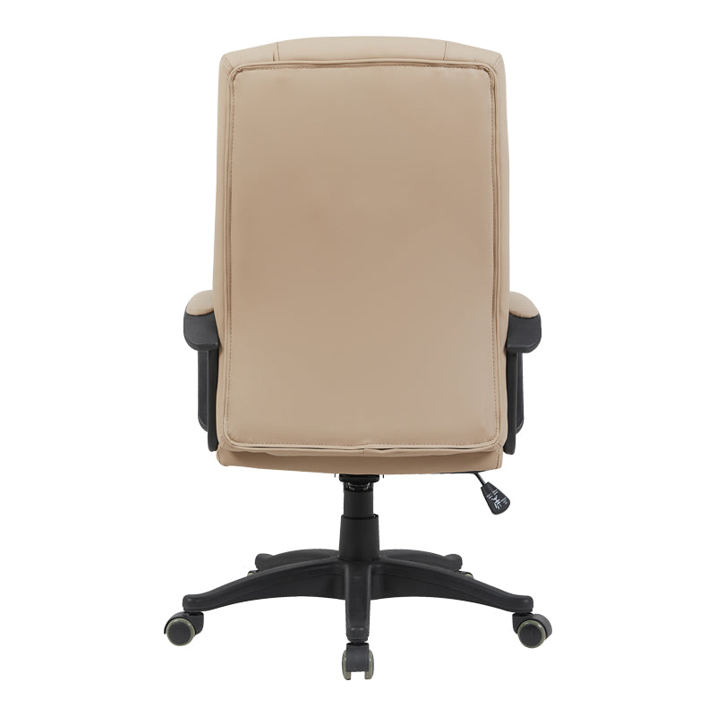 Scaun de birou managerial Roby, Crem, 60x70x110 cm