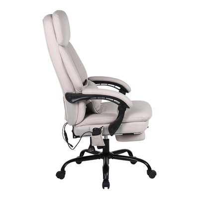 Scaun de birou pentru director cu masaj Sedici, Bej, 72x63x115-123 cm, detaliu produs