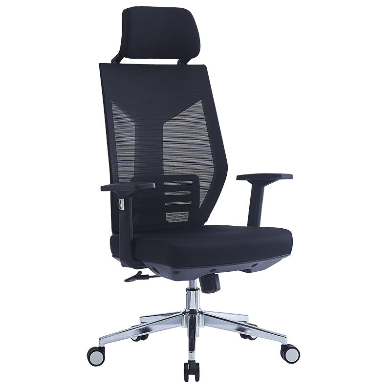 Scaun de birou pentru manager Commend, neagra, 50x50x114-124 cm, imagine suplimentara