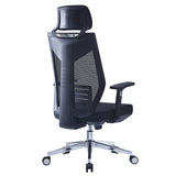 Scaun de birou pentru manager Commend, neagra, 50x50x114-124 cm