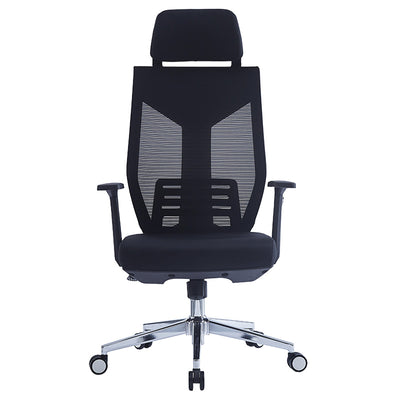 Scaun de birou pentru manager Commend, neagra, 50x50x114-124 cm, foto produs
