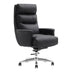 Scaun de birou pentru manager Nagal, neagra, 71x73x117-123cm