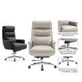 Scaun de birou pentru manager Nagal, neagra, 71x73x117-123 cm, imagine suplimentara