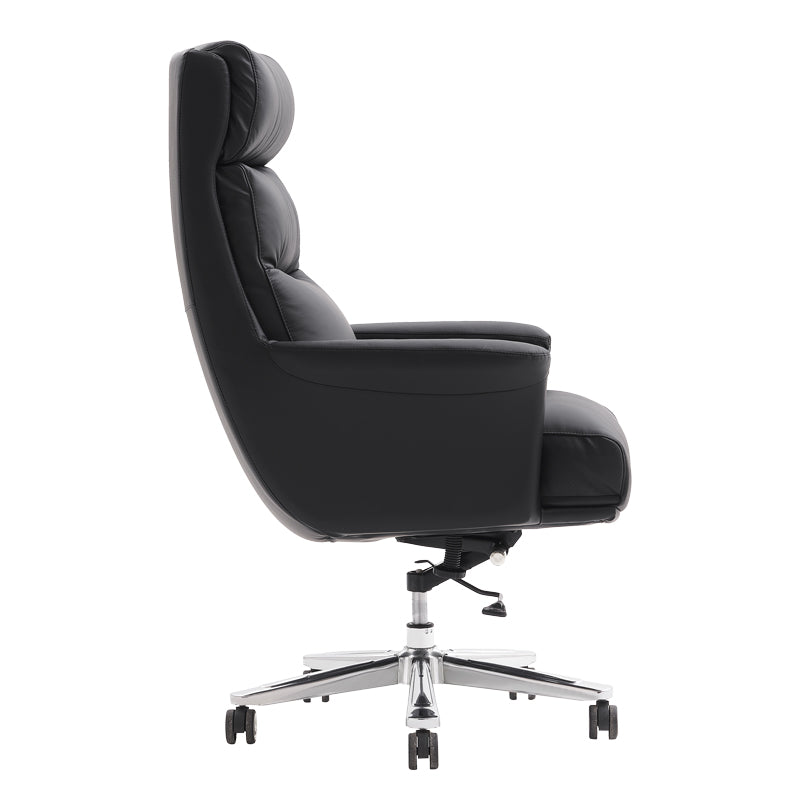 Scaun de birou pentru manager Nagal, neagra, 71x73x117-123 cm, foto produs