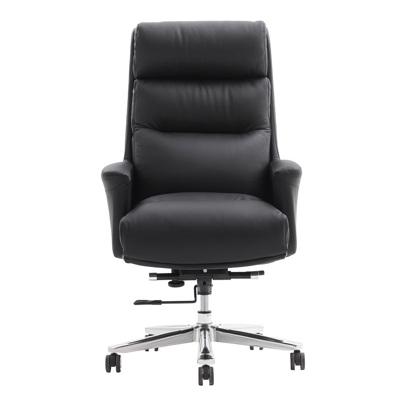 Scaun de birou pentru manager Nagal, neagra, 71x73x117-123 cm