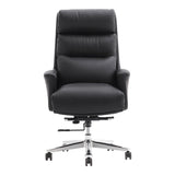 Scaun de birou pentru manager Nagal, neagra, 71x73x117-123 cm