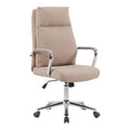 Scaun de birou pentru manager Siquel, cappuccino 65x58 cm