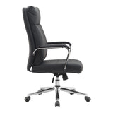 Scaun de birou pentru manager Siquel, neagra, 65x58 cm