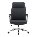 Scaun de birou pentru manager Siquel, neagra, 65x58 cm
