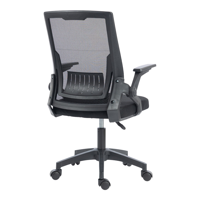 Scaun de birou Penza, 48x58x102 cm - Negru