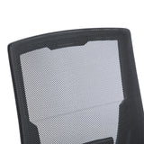 Scaun de birou Penza, 48x58x102 cm - Negru