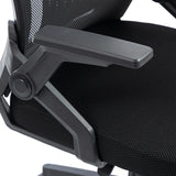 Scaun de birou Penza, 48x58x102 cm - Negru