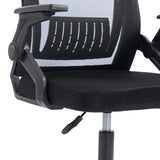 Scaun de birou Penza, 48x58x102 cm - Negru