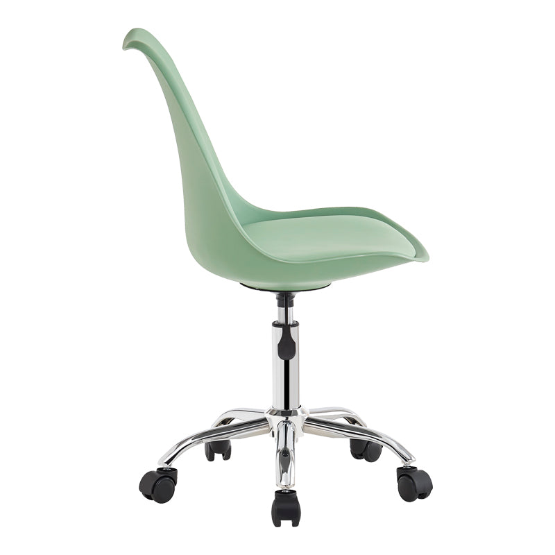 Scaun de birou reglabil Gaston II, Mint, Verde, 48x57x77-90 cm, detaliu produs