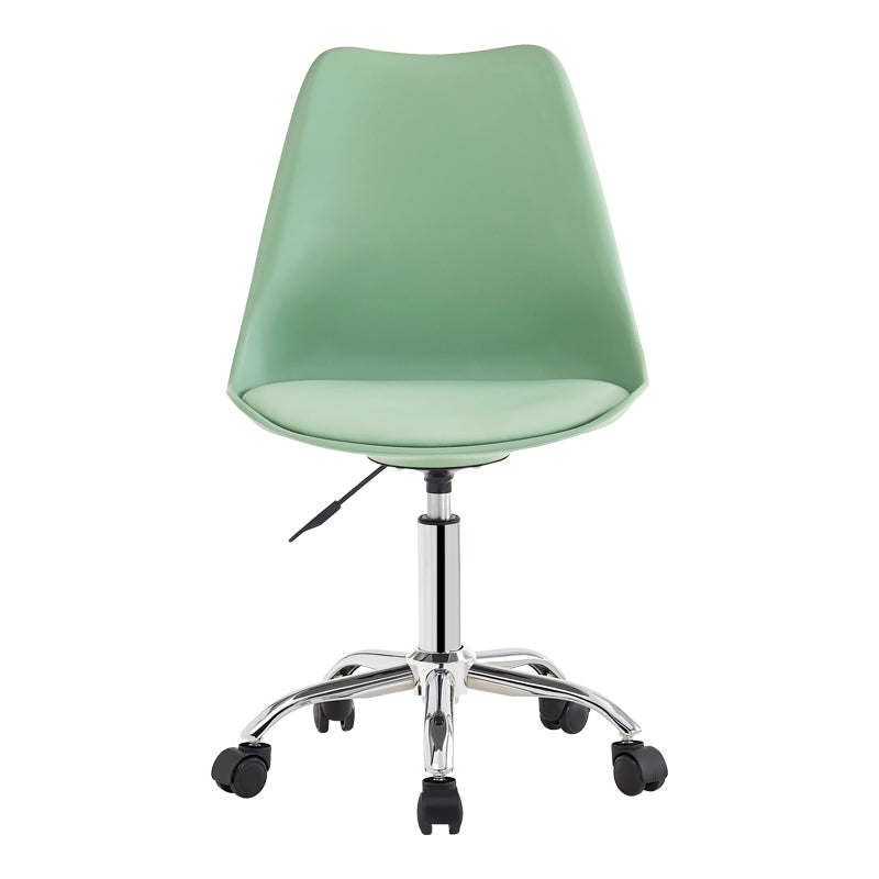 Scaun de birou reglabil Gaston II, Mint, Verde, 48x57x77-90 cm, perspectiva suplimentara