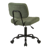 Scaun de birou reglabil Warra, Verde, 50x52x76-86 cm