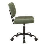 Scaun de birou reglabil Warra, Verde, 50x52x76-86 cm