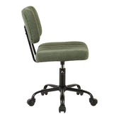 Scaun de birou reglabil Warra, Verde, 50x52x76-86 cm, detaliu produs