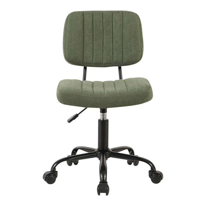 Scaun de birou reglabil Warra, Verde, 50x52x76-86 cm
