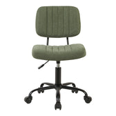 Scaun de birou reglabil Warra, Verde, 50x52x76-86 cm, perspectiva suplimentara