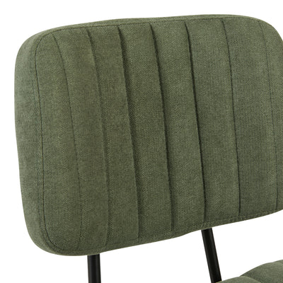 Scaun de birou reglabil Warra, Verde, 50x52x76-86 cm, foto produs 6