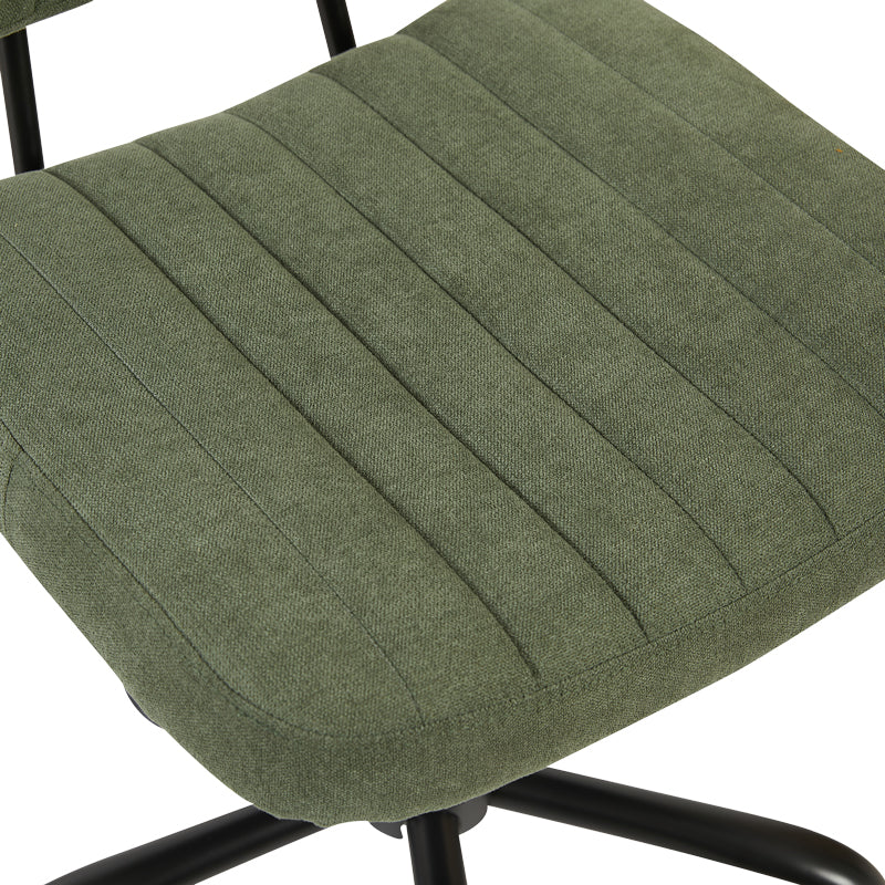 Scaun de birou reglabil Warra, Verde, 50x52x76-86 cm