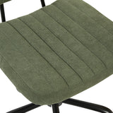 Scaun de birou reglabil Warra, Verde, 50x52x76-86 cm