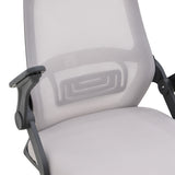 Scaun de birou Reji, mesh, 58x60x99 cm - Gri-Bej-Negru