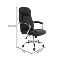 Scaun de birou Stoldi, Negru, imagine produs 8