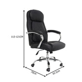 Scaun de birou Stoldi, Negru, imagine produs 8