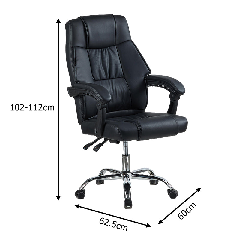 Scaun de birou Vimmi, Negru, imagine produs 8
