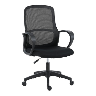 Scaun de birou Zuena, Negru, 61x58x93 cm, imagine suplimentara