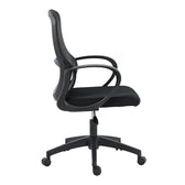 Scaun de birou Zuena, Negru, 61x58x93 cm, detaliu produs