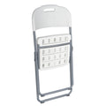 Scaun de camping pliabil comercial Edison cu si armat, alb, 45x50x88 cm, imagine suplimentara