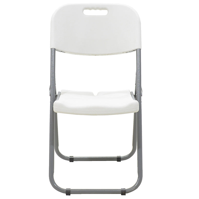 Scaun de camping pliabil comercial Edison cu si armat, alb, 45x50x88 cm, foto produs