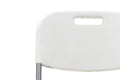 Scaun de camping pliabil comercial Edison cu si armat, alb, 45x50x88 cm, foto produs 6