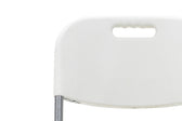 Scaun de camping pliabil comercial Edison cu si armat, alb, 45x50x88 cm, foto produs 6