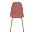 Scaun de dining Bella cu tapițerie catifea, natural, 43x52x89 cm, perspectiva suplimentara