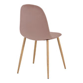 Scaun de dining Bella din catifeamar putred, Natural, 43x52x89 cm, detaliu produs