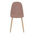 Scaun de dining Bella din catifeamar putred, Natural, 43x52x89 cm, foto produs