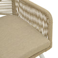 Scaun de exterior Andros, Alb-Natural-Nisip, aluminiu si ratan PE, 56x60x86 cm, imagine produs 7, pentru grădină sau terasă