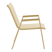 Scaun de exterior Azelie, Cappuccino-Champagne, 56x75x88 cm, perspectiva suplimentara