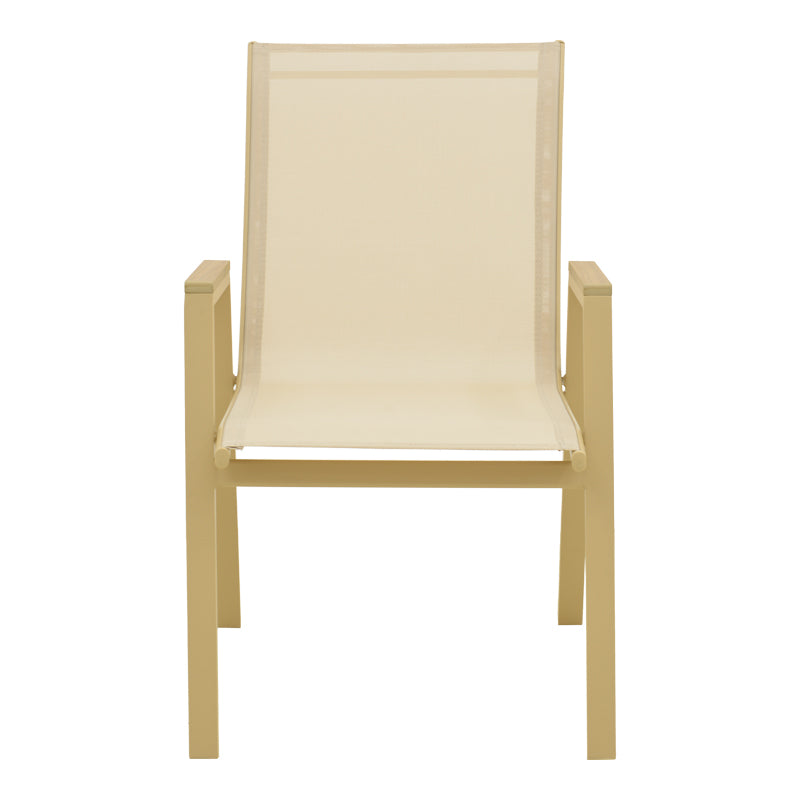Scaun de exterior Azelie, Cappuccino-Champagne, 56x75x88 cm