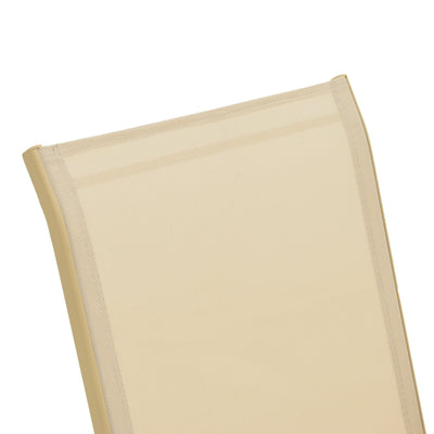 Scaun de exterior Azelie, Cappuccino-Champagne, 56x75x88 cm
