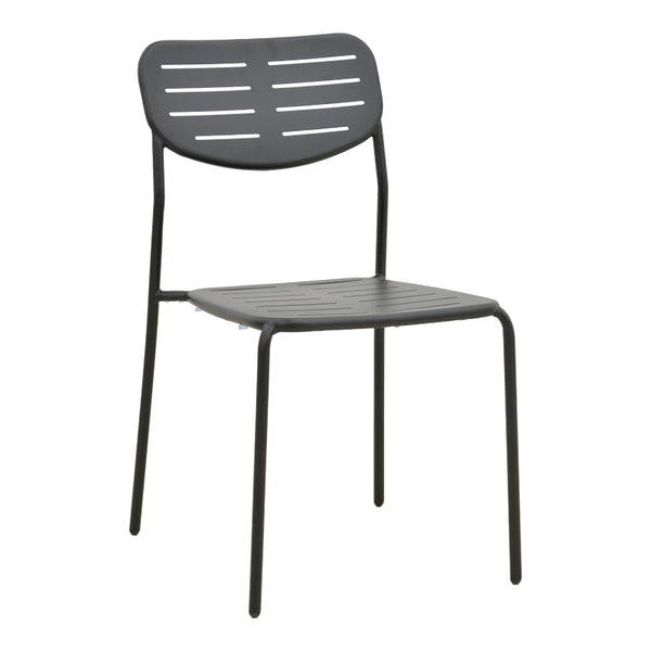 Scaun exterior Deraby, metal, 52x46x83 cm