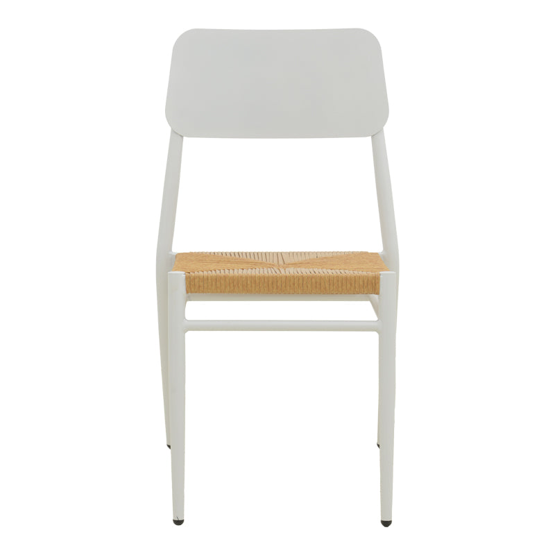 Scaun de exterior Giardino, Alb-Natural, 45x56x82 cm - Alb-Natural
