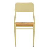 Scaun de exterior Giardino, Alb-Natural, 45x56x82 cm - Bej-Natural