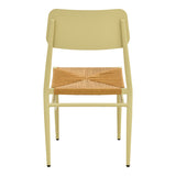 Scaun de exterior Giardino, Alb-Natural, 45x56x82 cm - Bej-Natural