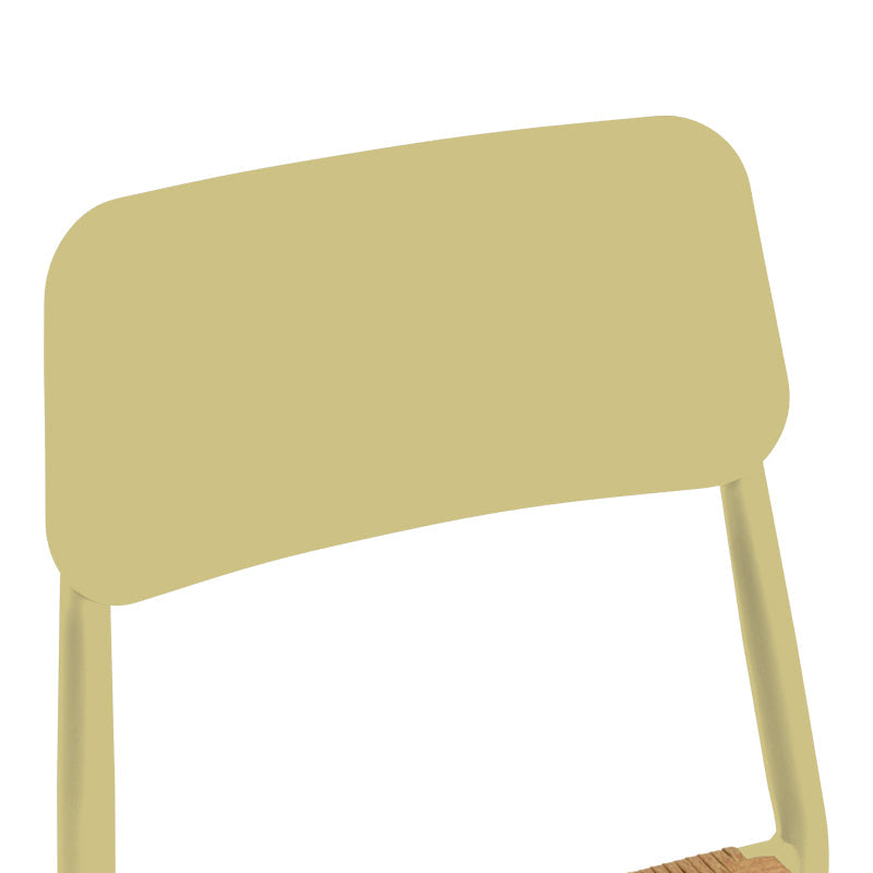 Scaun de exterior Giardino, Alb-Natural, 45x56x82 cm - Bej-Natural