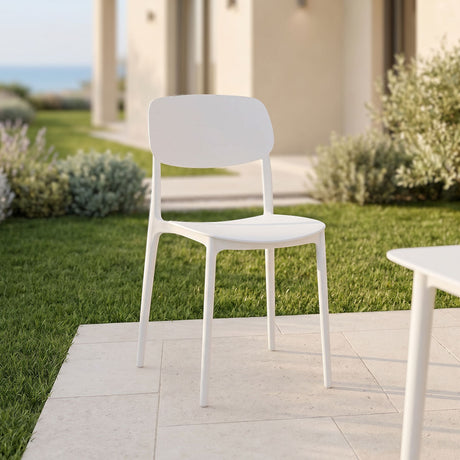 Scaun stivuibil Berdian, mint, polipropilena, Diverse culori, 38x49x79 cm